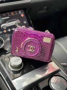 CHANEL原单真皮包包相机包女款单肩包