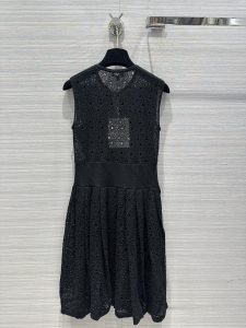 CHANEL香奈兒高仿連衣裙 黑色真絲材質 值得擁有
