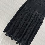 CHANEL香奈兒高仿連衣裙 黑色真絲材質 值得擁有