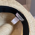 CHANEL高仿香奈兒拉菲草帽純手工打造高級定制寬邊 草帽 巴拿馬帽