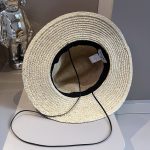 CHANEL高仿香奈兒拉菲草帽純手工打造高級定制寬邊 草帽 巴拿馬帽