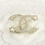 CHANEL一比一復刻星星水磚雙C胸針經典星星元素 超級漂亮