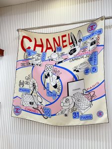 100%真絲材質 頂級香奈兒CHANEL女款圍巾圍脖