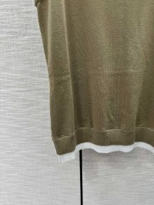 頂級原單迪奧DIOR高品質假兩件針織背心女款無袖T恤
