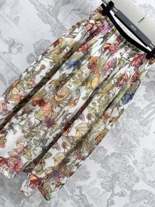頂級A貨一比一復刻井口DIOR壓皺半裙女士裙子