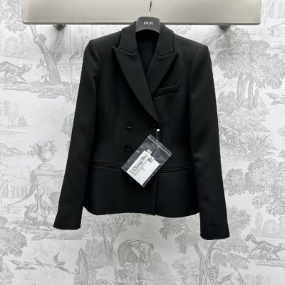 DIOR原單高仿翻領西服外套女款西裝