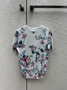 頂級原單復刻DIOR太陽係列針織短袖T恤女款A989B400C