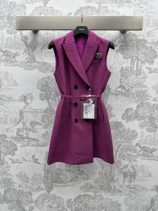 頂級復刻奢侈品DIOR迪奧女裝衣服無袖馬甲裙背心