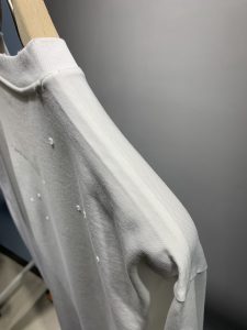頂級面料原單幾番係列磨破純棉印花短袖T恤