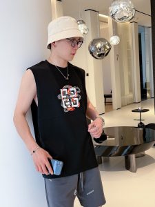 頂級原單男裝衣服紀梵希無袖背心T恤