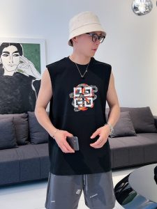 頂級原單男裝衣服紀梵希無袖背心T恤