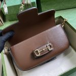 Gucci Horsebit 1955系列高仿肩背包單肩包女士真皮斜挎包