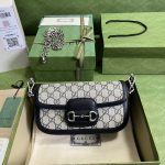 Gucci Horsebit 1955高仿古馳真皮肩背包一比一復刻