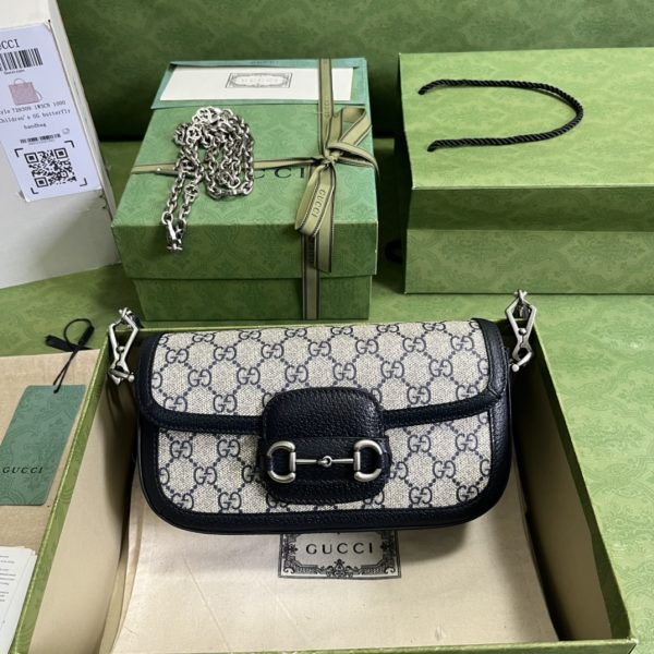 Gucci Horsebit 1955高仿古馳真皮肩背包一比一復刻