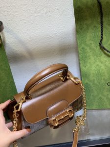 703848Gucci Horsebit系列高仿手提包女款包包