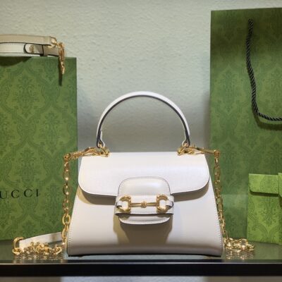 Gucci Horsebit 1955系列頂級高仿復刻真皮手提包斜挎包