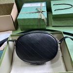 高仿Gucci Blondie系列意大利原廠古馳黑色肩背包