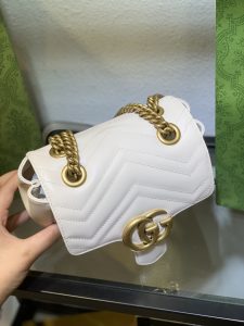 Marmont新款Gucci古馳A貨包包真皮女款斜挎包