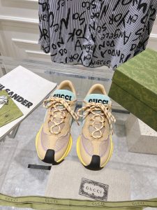 頂級原單Gucci古馳RUN系列運動休閒跑鞋老爹鞋