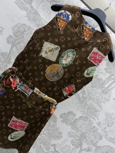 Louis Vuitton頂級高仿新品報紙印花背心裙
