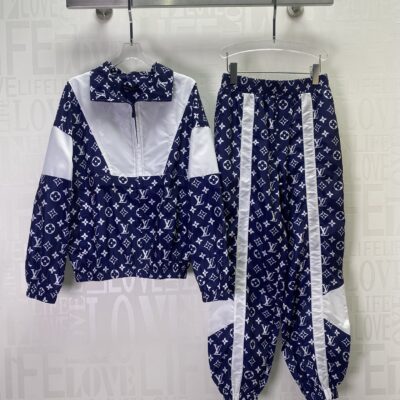 多功能防曬功能路易威登LV高仿Monograw印花裝補套裝女款衣服薄外套