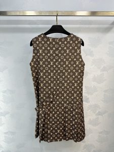 Monograw老花印花LV頂級原單連衣裙無袖