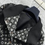 Louis Vuitton高仿可拆卸拼皮夾克套裝 薄外套