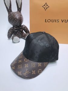路易威登LV撞色設計高仿鴨舌帽 棒球帽