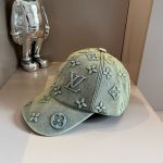 經典之作路易威登LV刺繡高仿棒球帽 頂級版本