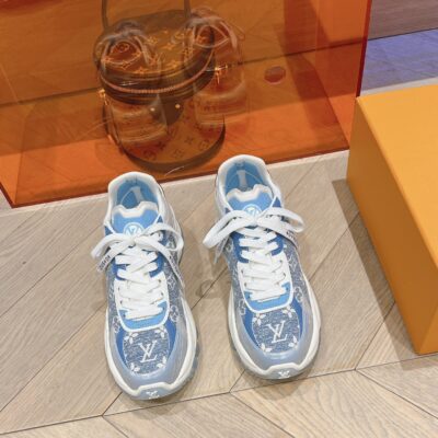 LV頂級A貨莆田鞋女款時尚休閒運動鞋pu組合底