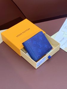 M30299 藍花路易威登高仿LVMULTIPLE 段錢夾 錢包