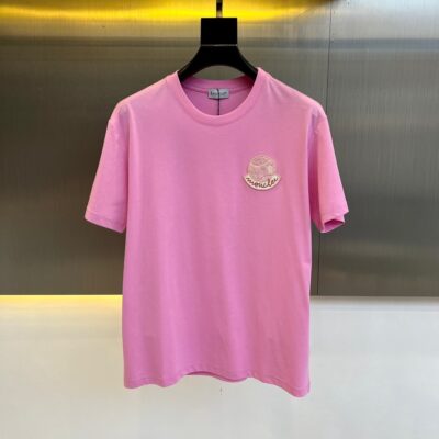 頂級復刻高仿蒙口純棉男裝短袖T恤修身彈力面料