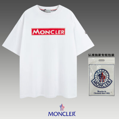 一比一復刻蒙口純棉高品質圓領短袖T恤 刺繡logo