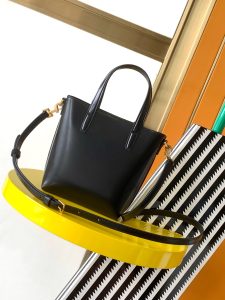 原單複刻YSL聖羅蘭包包 saint laurent box皮革toy購物袋 黑色