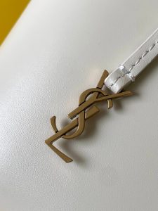 原單複刻YSL聖羅蘭包包 saint laurent box皮革toy購物袋 白色