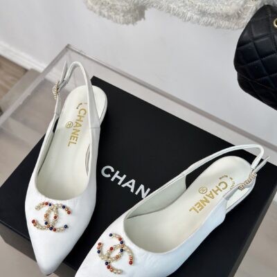 CHANEL香奈兒原單復刻鞋子2024新品經典後空涼鞋
