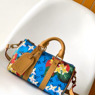 頂級高仿M24999lv路易威登Keepall Bandoulière 25旅行袋單肩包手提包