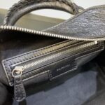 1比1原單BALENCIAGA巴黎世家包包 Neo cagole機車包 油蜡黑银扣