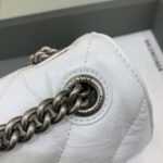 原單奢侈品BALENCIAGA巴黎世家包包 crush最香沙漏鏈條包 小號白色