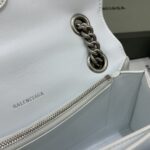 原單奢侈品BALENCIAGA巴黎世家包包 crush最香沙漏鏈條包 小號白色