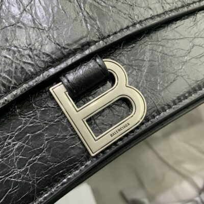 超A貨BALENCIAGA巴黎世家包包 crush【大號】沙漏新款皮肩帶腋下包