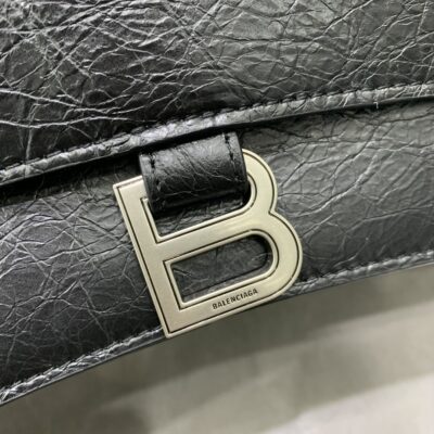 超A貨BALENCIAGA巴黎世家包包 crush【中號】沙漏新款皮肩帶腋下包