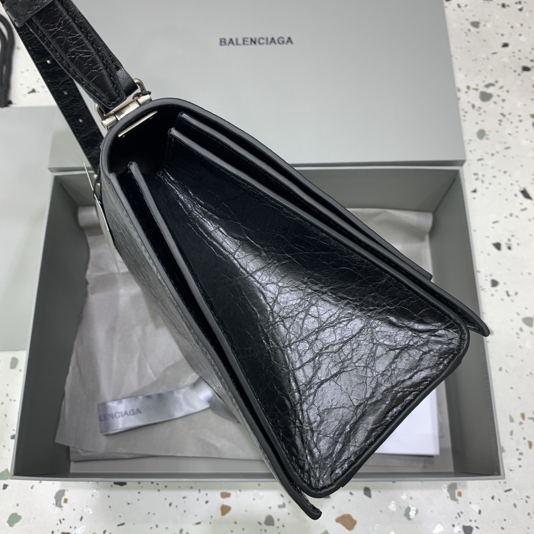 超A貨BALENCIAGA巴黎世家包包 crush【中號】沙漏新款皮肩帶腋下包