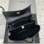 原單超A貨BALENCIAGA巴黎世家包包 𝐑𝐎𝐃𝐄𝐎 𝐁𝐀𝐆 小號鱷魚黑