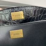 原單超A貨BALENCIAGA巴黎世家包包 𝐑𝐎𝐃𝐄𝐎 𝐁𝐀𝐆 mini鱷魚黑