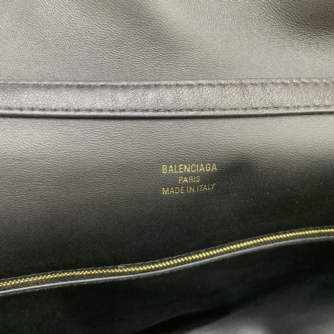 原單複刻BALENCIAGA巴黎世家包包 𝐑𝐎𝐃𝐄𝐎 𝐁𝐀𝐆 大號黑色金扣