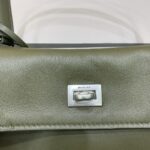 一比一原單BALENCIAGA巴黎世家包包 𝐑𝐎𝐃𝐄𝐎 𝐁𝐀𝐆小號綠色銀扣