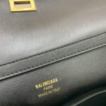原單複刻BALENCIAGA巴黎世家包包 𝐑𝐎𝐃𝐄𝐎 𝐁𝐀𝐆 中號黑色金扣