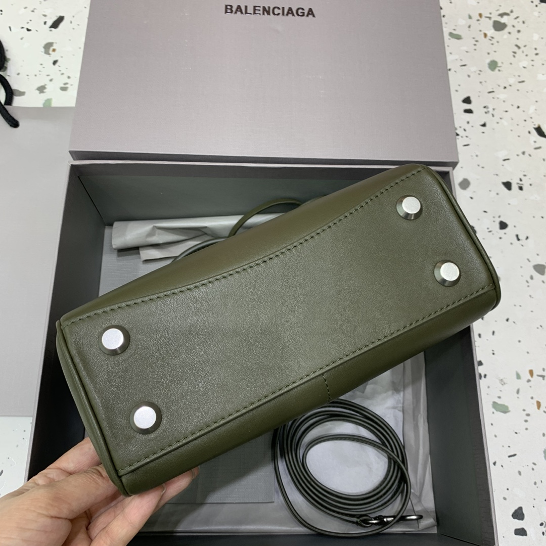1比1原單BALENCIAGA巴黎世家包包 𝐑𝐎𝐃𝐄𝐎 𝐁𝐀𝐆 mini綠色銀扣