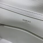 高仿超A貨BALENCIAGA巴黎世家包包 𝐑𝐎𝐃𝐄𝐎 𝐁𝐀𝐆 小號白色銀扣